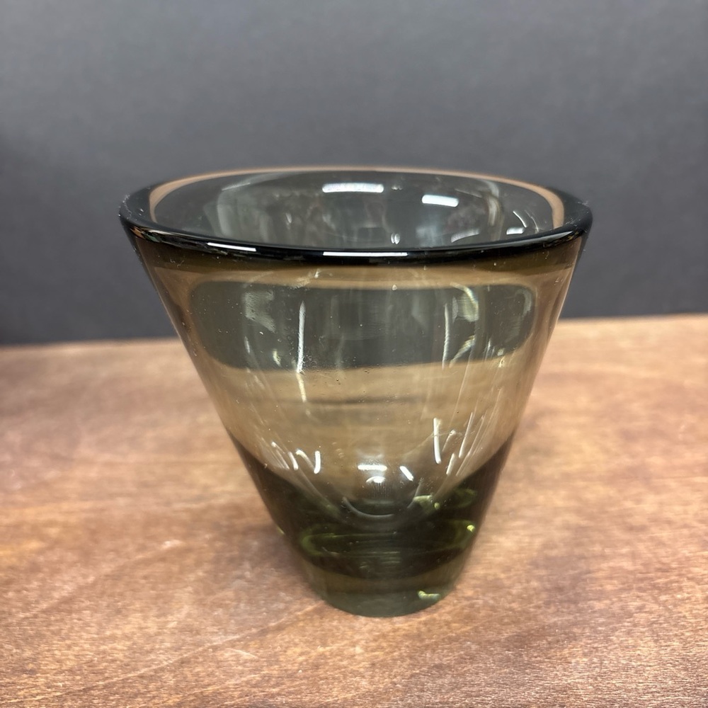 1961 Holmegaard Per Lütken smoked glass bowl or vase